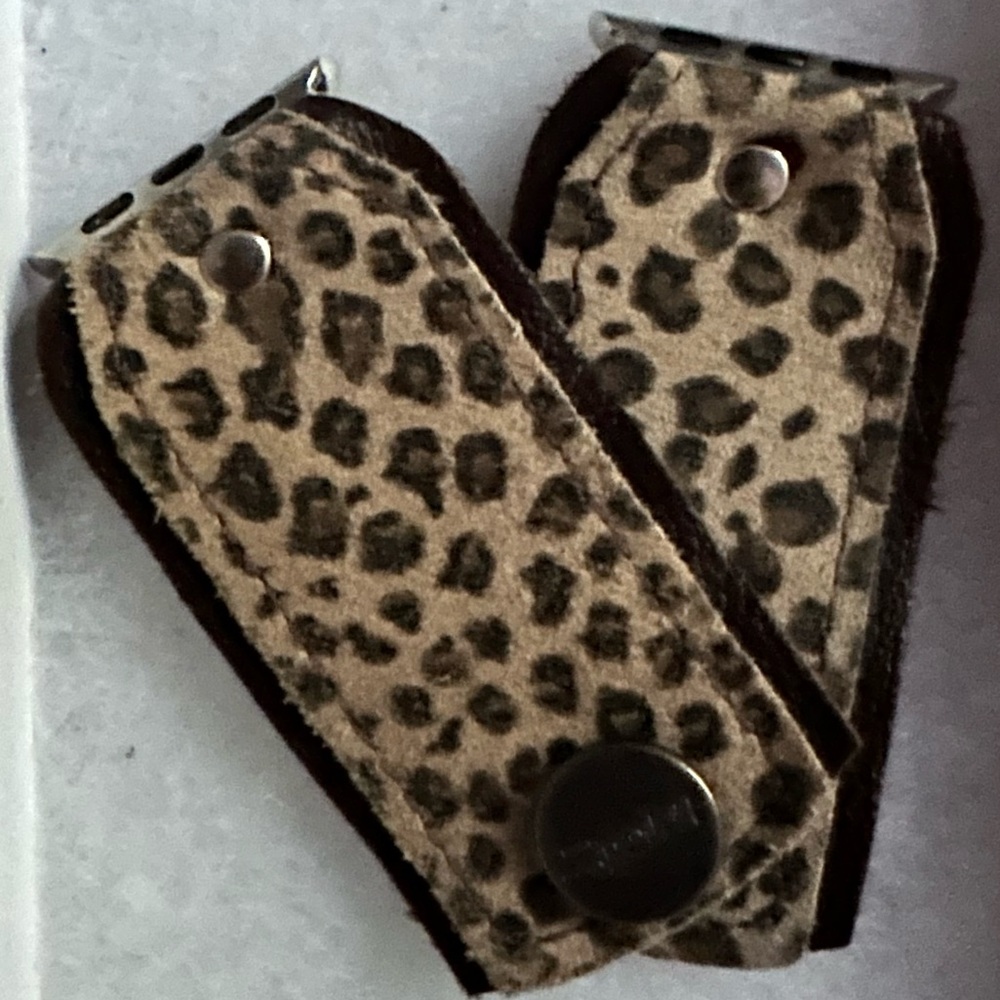 Sparkl Bands Baby Leopard Nubuck Bow Band for Apple Watch